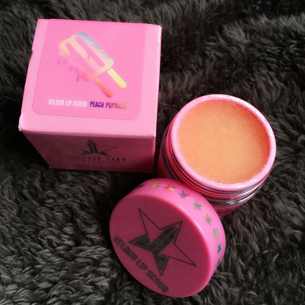 Jeffree star ⭐️ peach 🍑 popsicle velour lip scrub